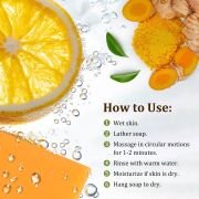 PALFICAB Kojic Acid Turmeric Soap – Dark Spot Remover & Hydrating Brightening Bar (2 Bars)