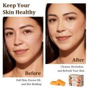 PALFICAB Kojic Acid Turmeric Soap – Dark Spot Remover & Hydrating Brightening Bar (2 Bars)