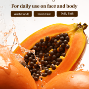 PALFICAB Papaya Soap – Exfoliating & Moisturizing Natural Bar (3 Bars + Net)
