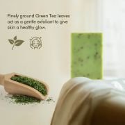 PALFICAB Green Tea Soap – Natural Vegan Bar with Shea Butter & Coconut Oil (2 Bars)