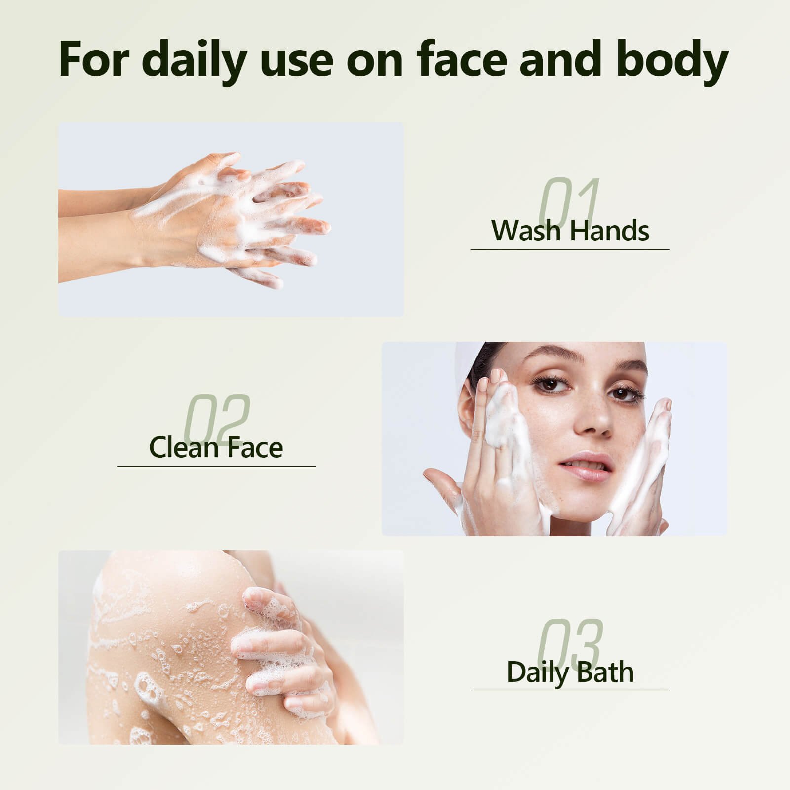 PALFICAB Green Tea Soap – Natural Vegan Bar with Shea Butter & Coconut Oil (2 Bars)