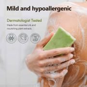 PALFICAB Green Tea Soap – Natural Vegan Bar with Shea Butter & Coconut Oil (2 Bars)