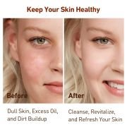 PALFICAB Papaya Lemon Soap – Exfoliating & Brightening Natural Bar (2 Bars + Net)