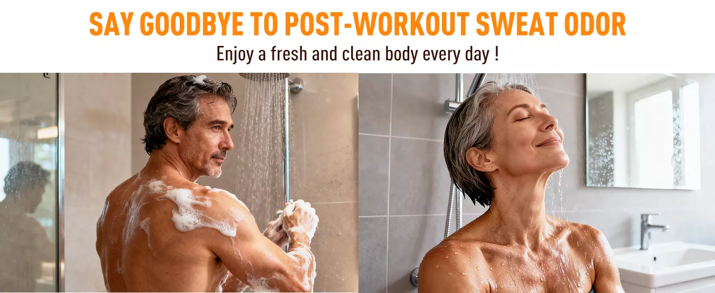 Feeling fresh, clean, and confident after using persimmon soap for odor control